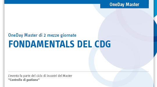 Immagine Fondamentals del CDG | Euroconference